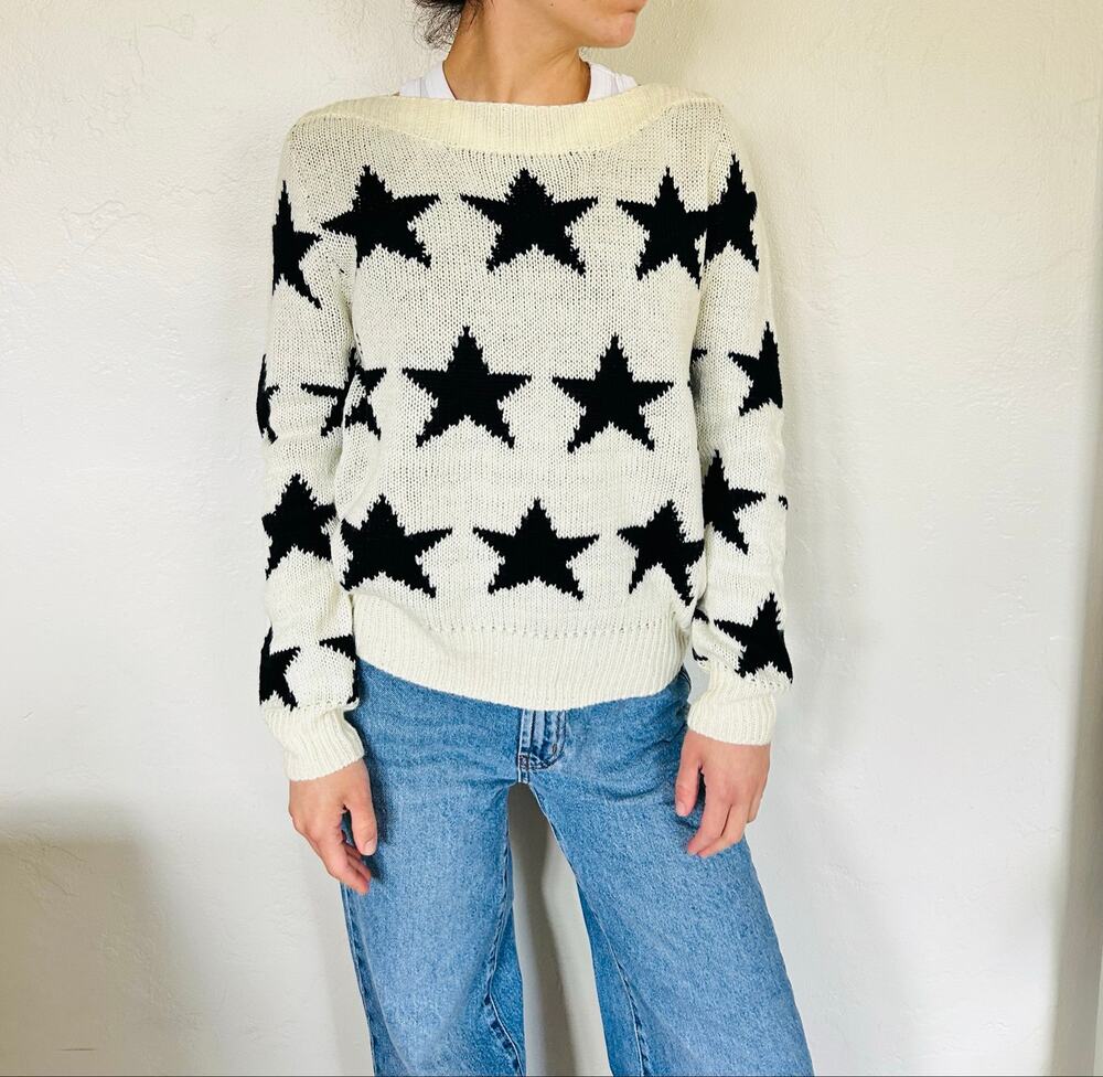 Anthropologie Isla Maude star sweater